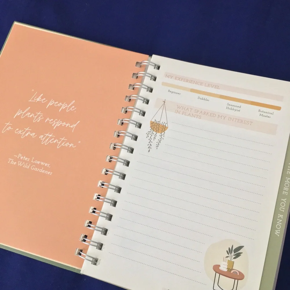 Green Vibes Only Guided Houseplant Journal